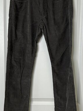 J.Crew 484 Slim Fit Fine-Wale Corduroy Pants 30/30 Men’s 100% Cotton Charcoal